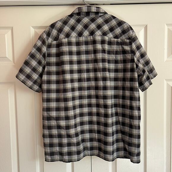 5.11 Tactical Series Men's Short Sleeve Plaid Button Down Shirt Size L - Picture 2 of 9